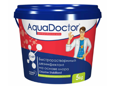 Дезинфектант быстрого действия AquaDoctor C-60T (таб. 20 гр.) 1кг.
